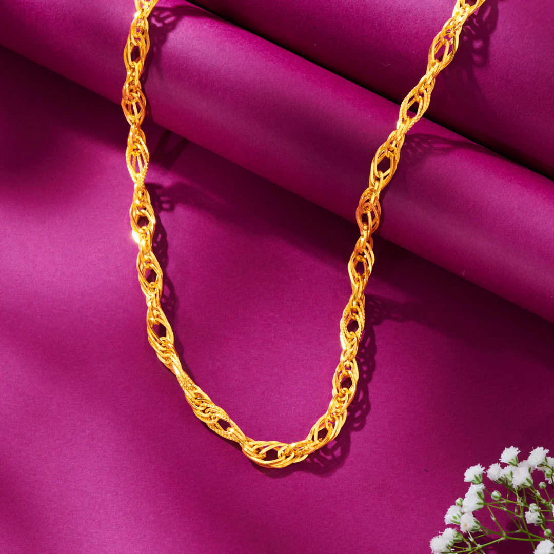 Solaria Link Unisex Gold Chain