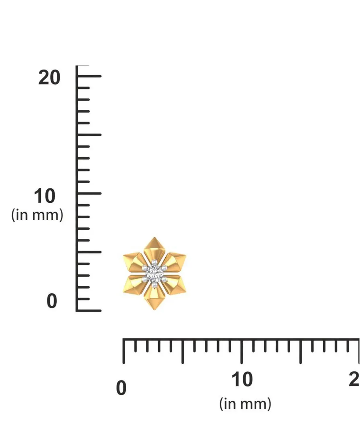 Star Shine Diamond Nosepin - Image 5