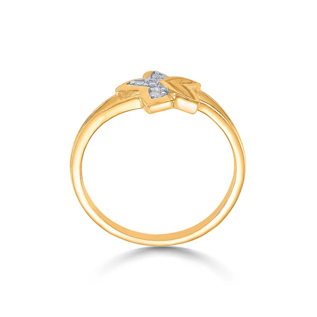 Starlit Radiance Gold Casual Ring For Women - Image 4