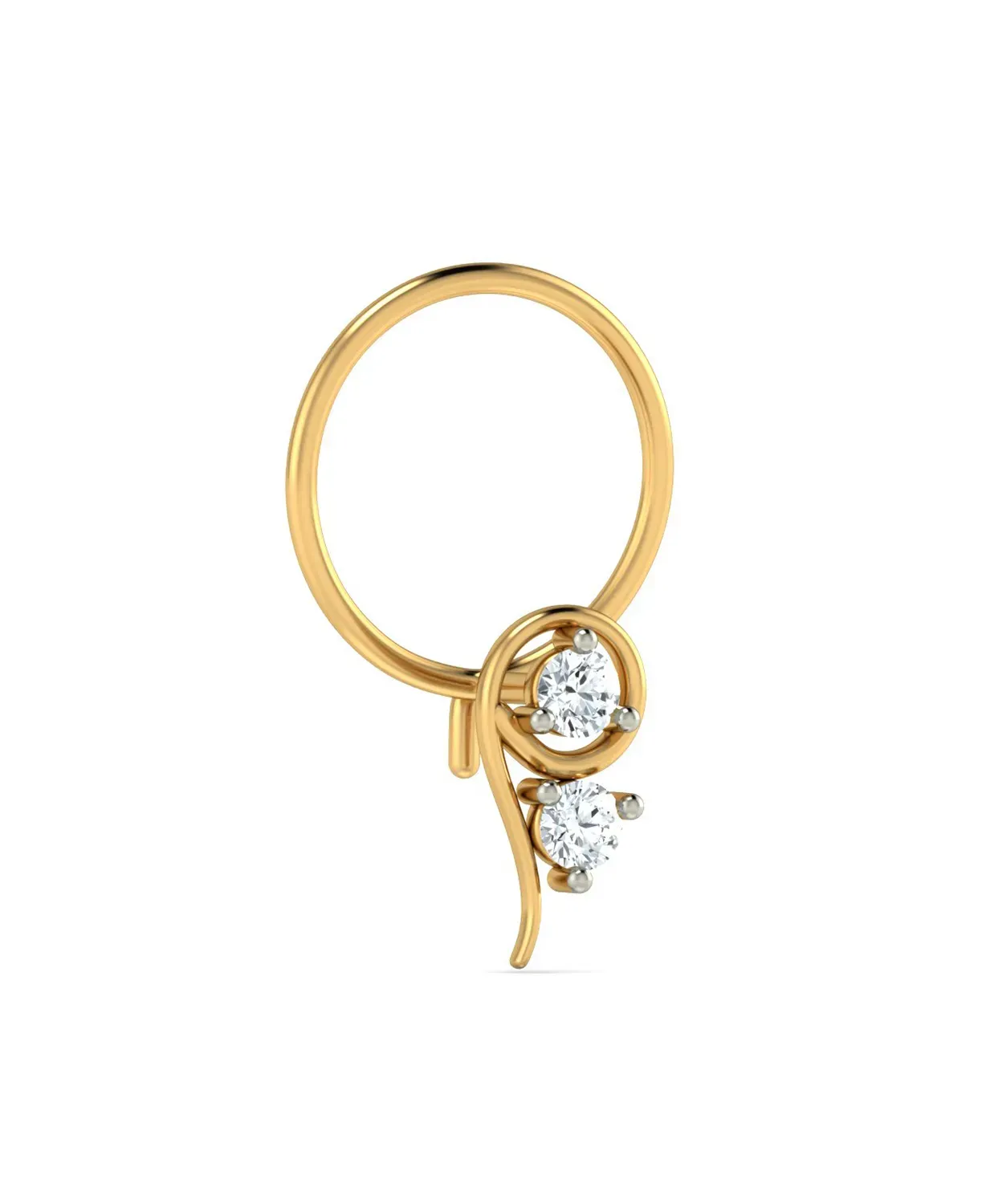 Statement Diamond Nosepin - Image 3