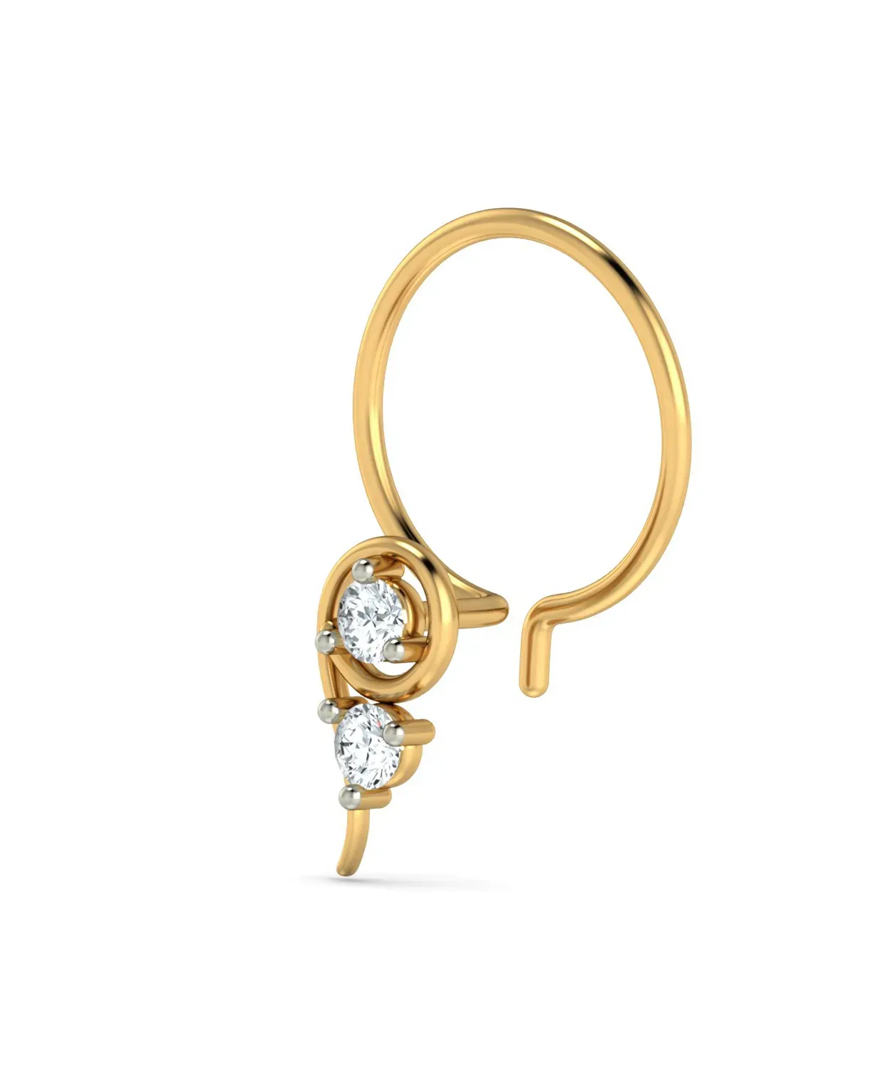 Statement Diamond Nosepin - Image 4
