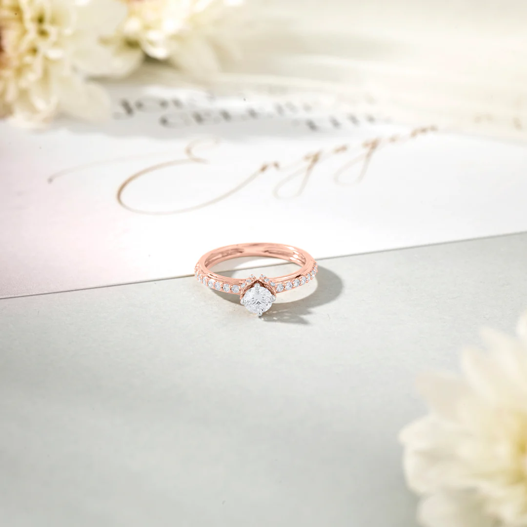 Stone Bound Engagement Diamond Ring for Women - Image 3