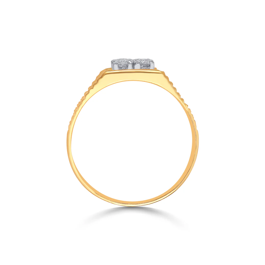 Stone Majesty Yellow Gold Men's Ring - Image 4