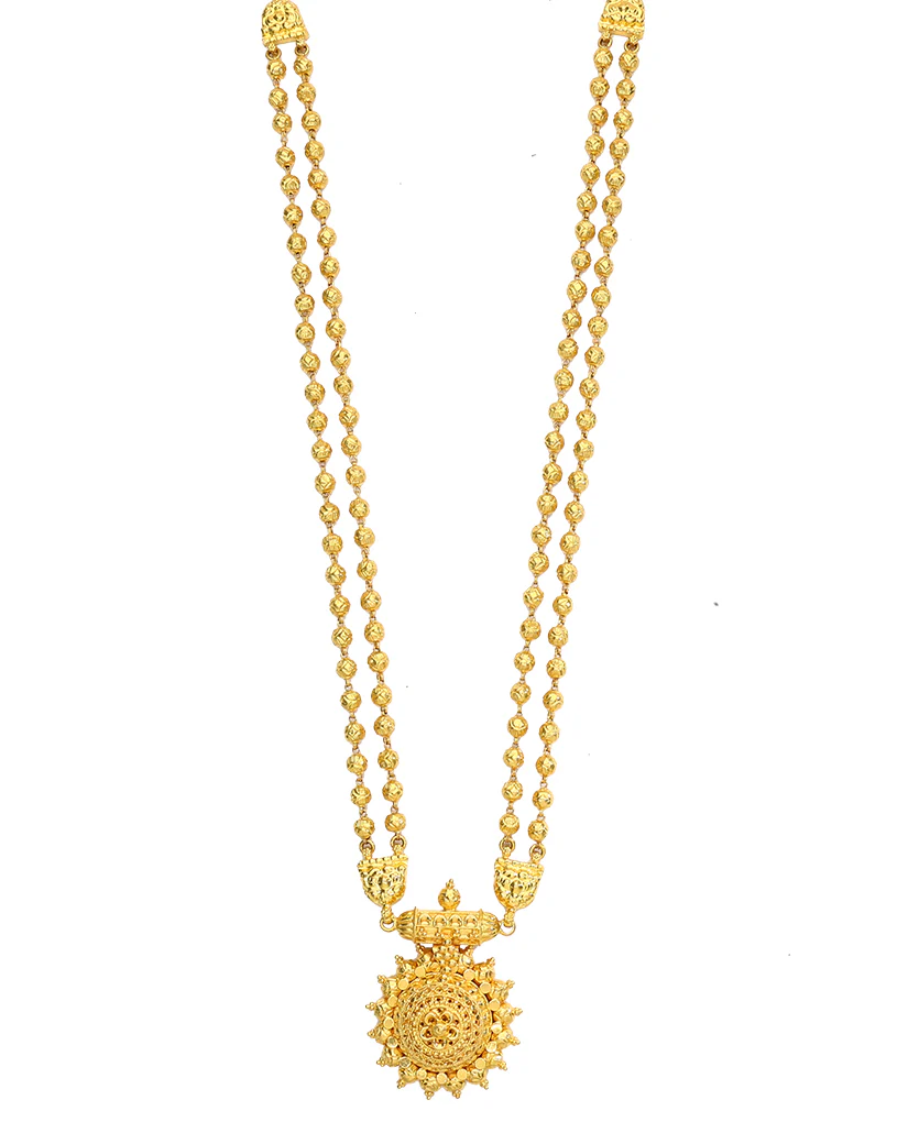 Suvarna Rupini Yellow Gold Necklace For Women - Image 4