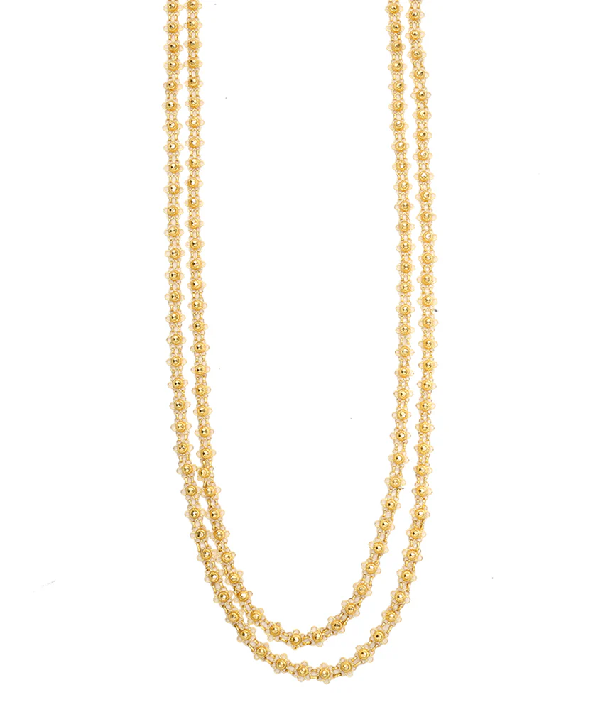 Swarna Bakuli Haar Yellow Gold Necklace For Women - Image 4
