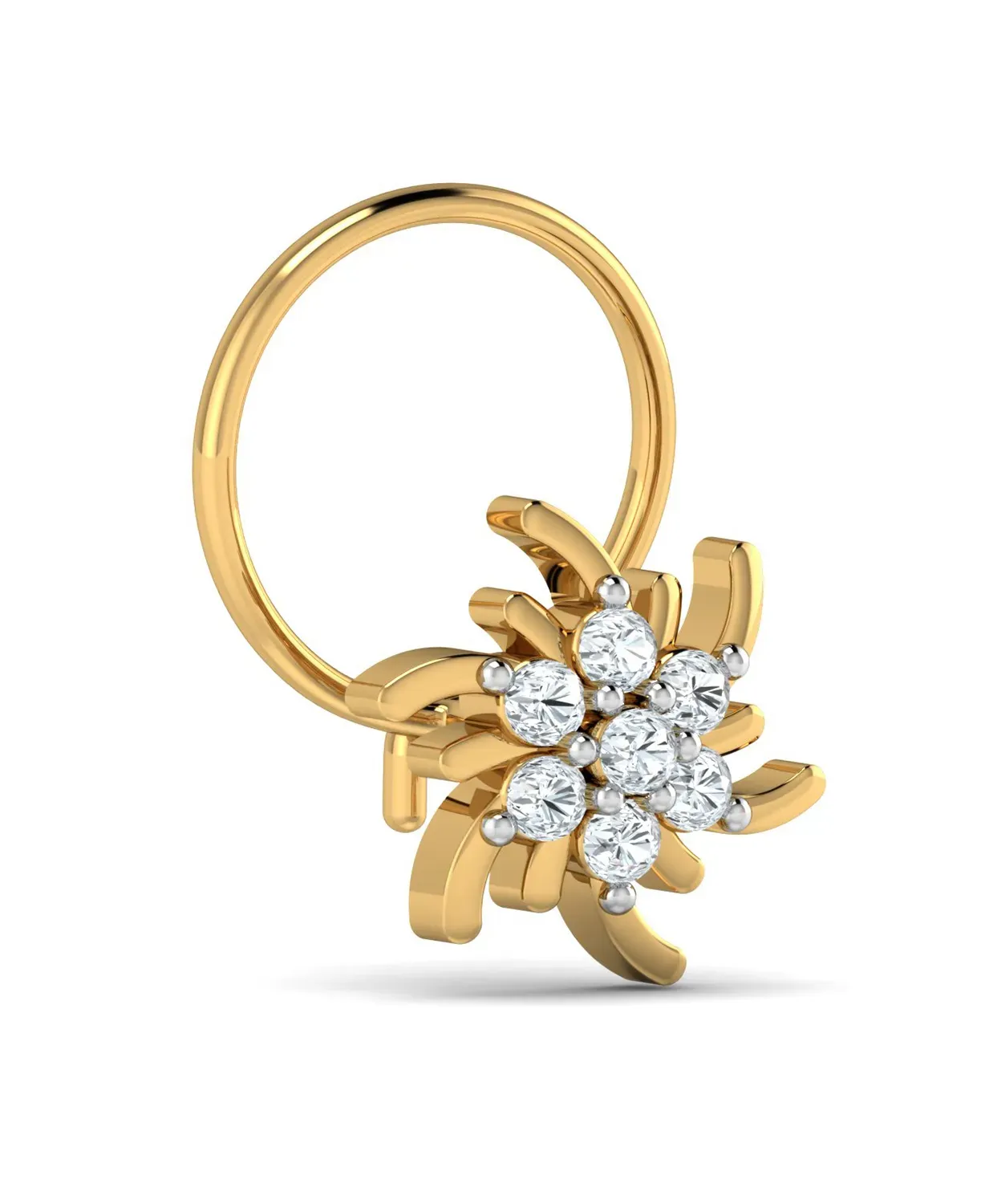 Swirling Diamond Nosepin - Image 3
