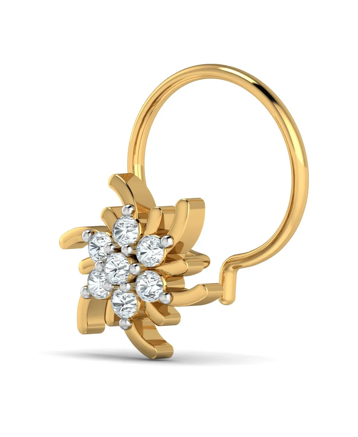 Swirling Diamond Nosepin - Image 4