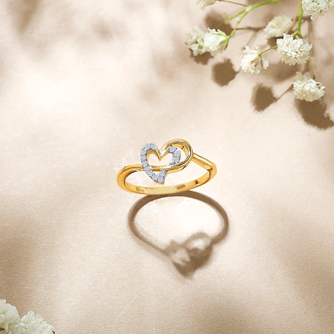 Tangled in Love Gold & Diamond Ring