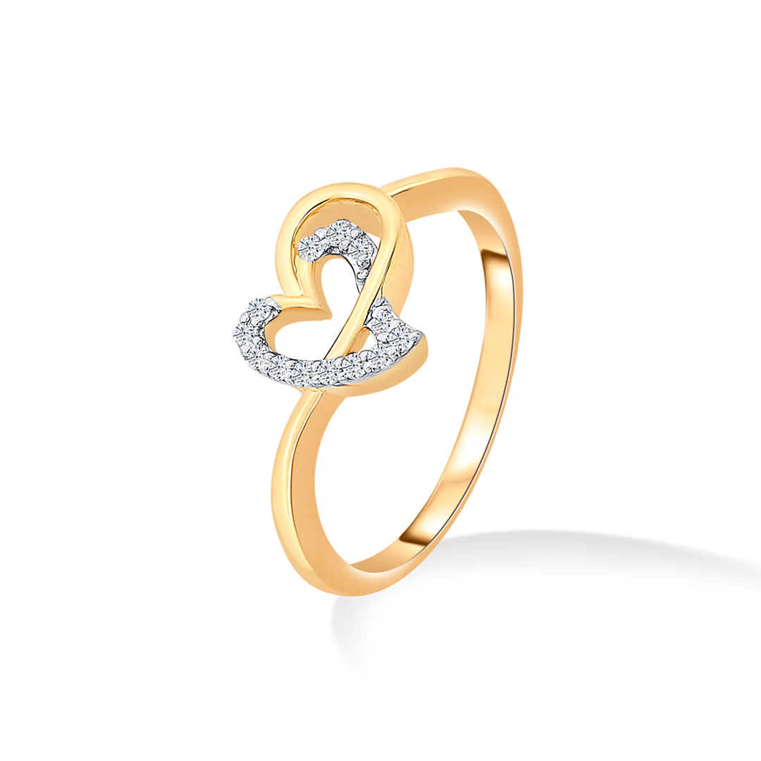 Tangled in Love Gold & Diamond Ring - Image 2