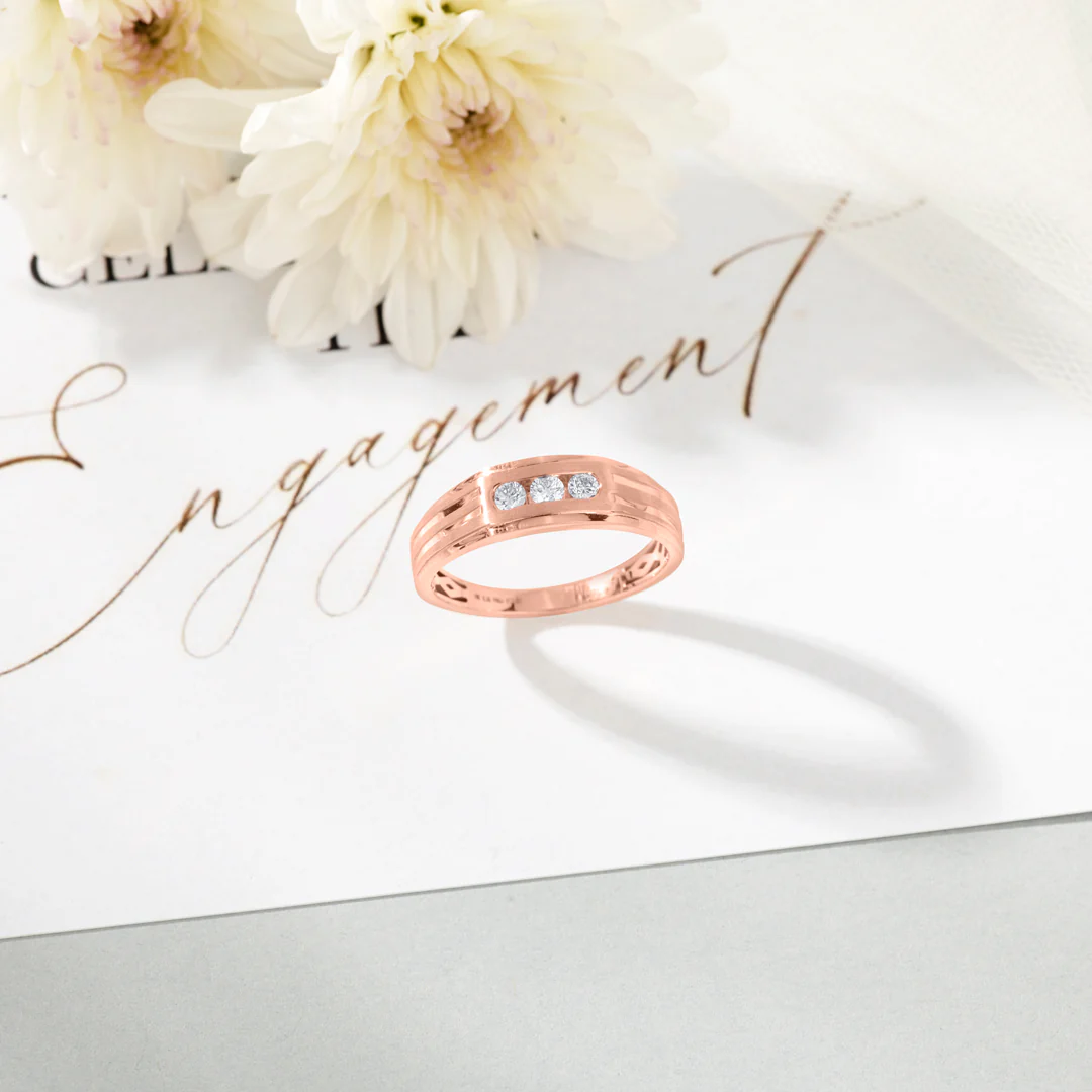 Tied in Love Engagement Diamond Ring for Men