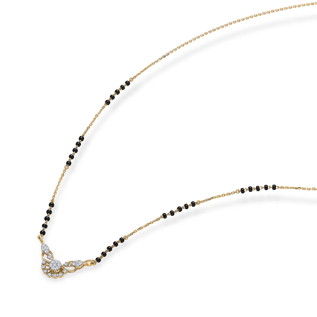 Ties of Tara Gold & Diamond Modern Mangalsutra - Image 2