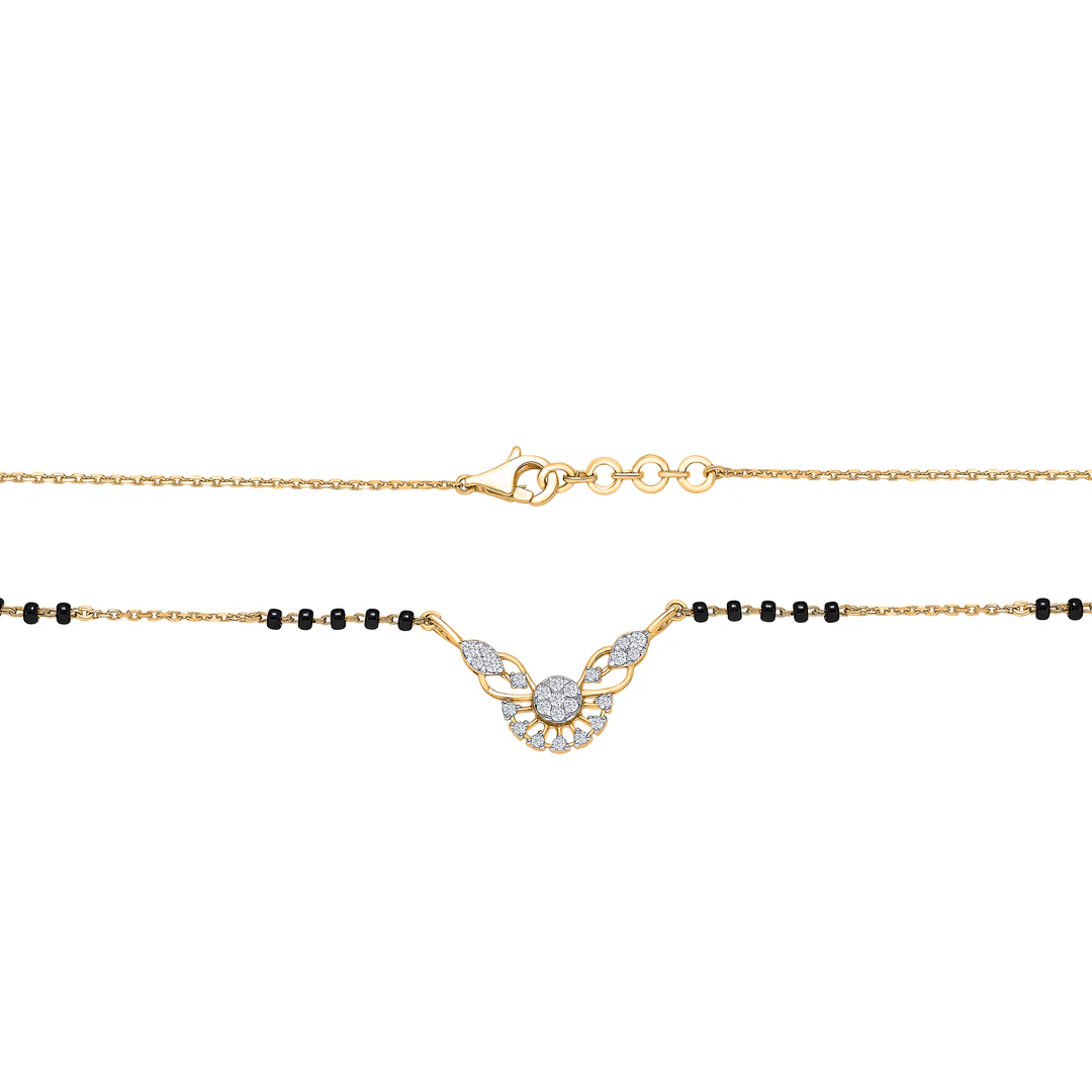 Ties of Tara Gold & Diamond Modern Mangalsutra - Image 3
