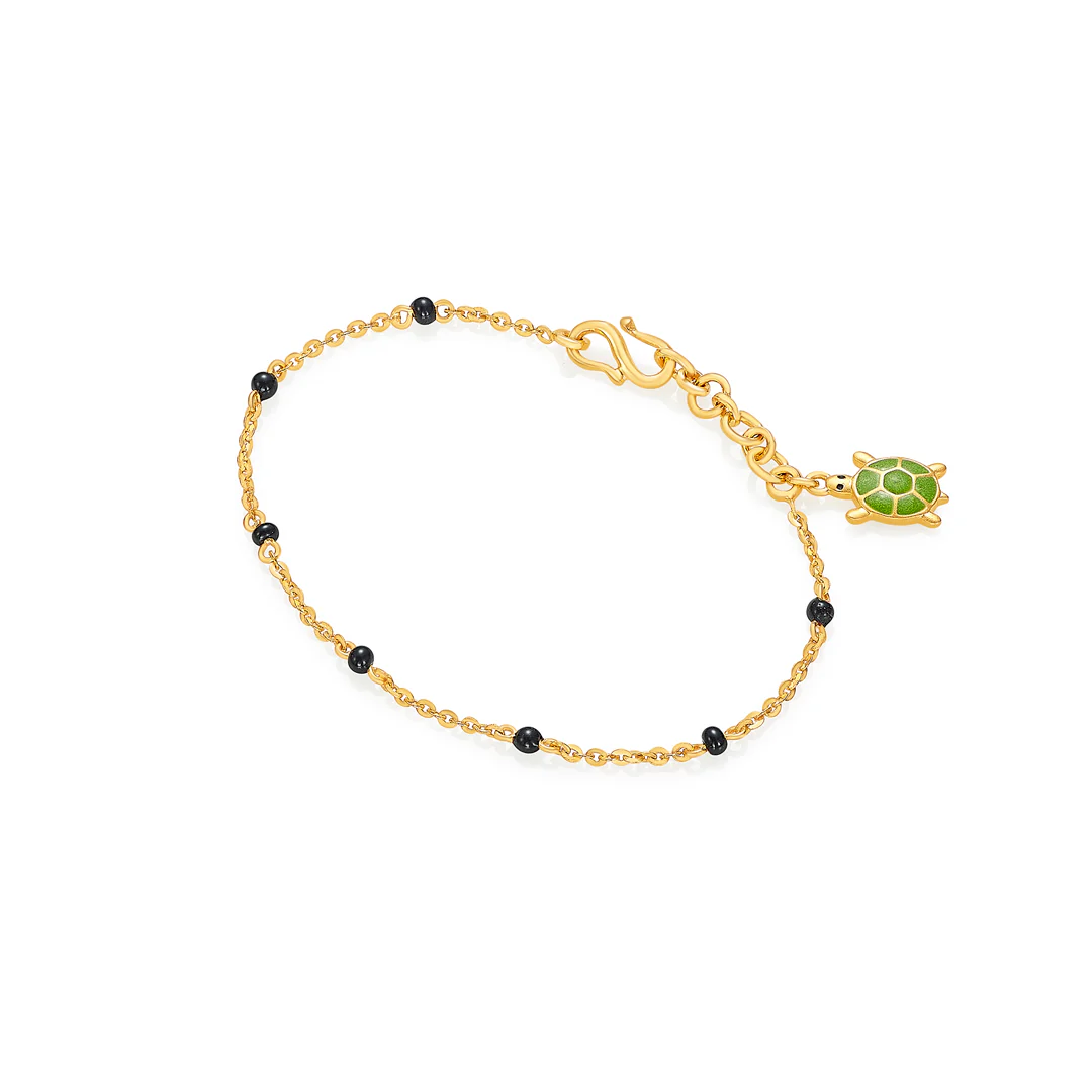 Tiny Shell Gold Kid's Bracelet - Image 2