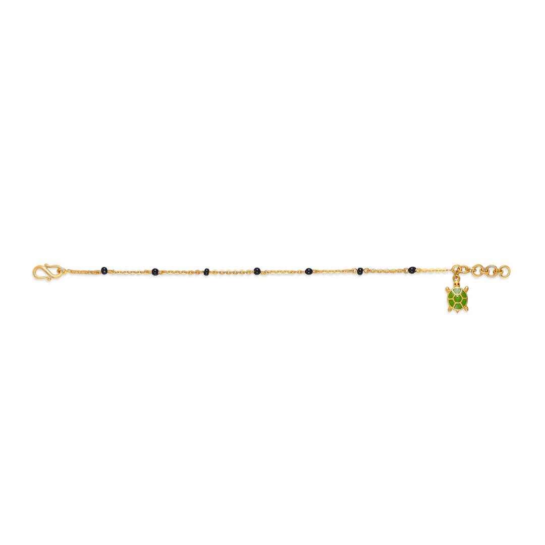 Tiny Shell Gold Kid's Bracelet - Image 3