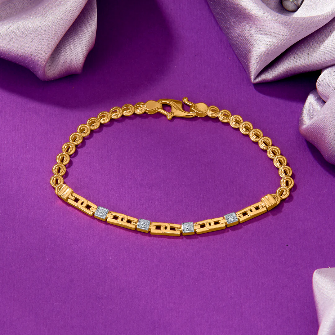 Tiny Treasure Yellow Gold Kids Bracelet