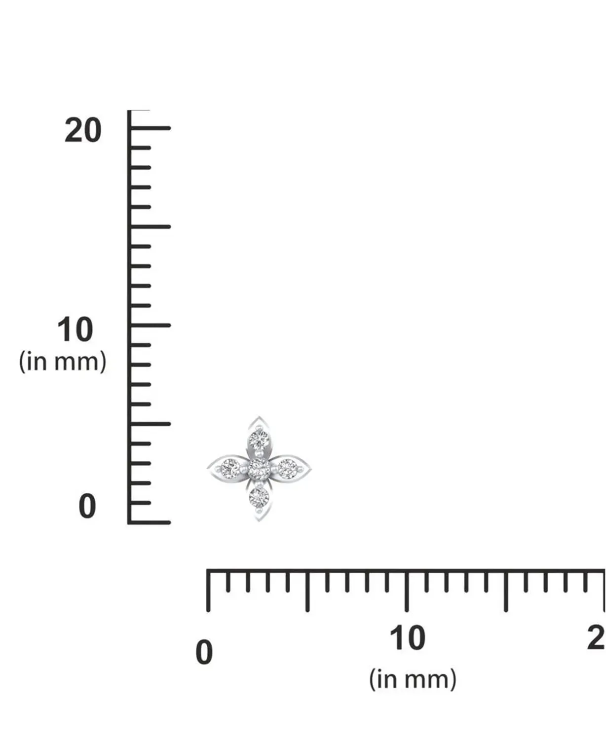 Tropical Treasure Diamond Nosepin - Image 6