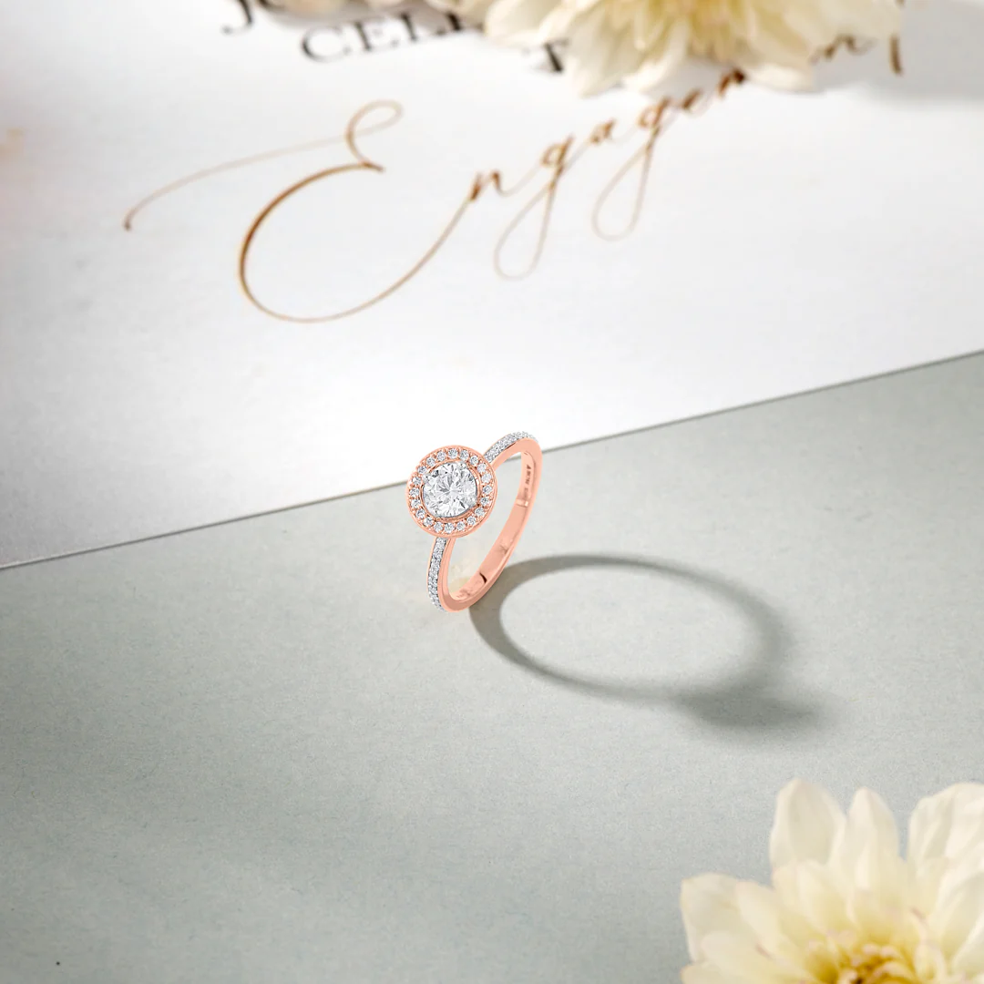 True Circle Engagement Diamond Ring for Women - Image 2