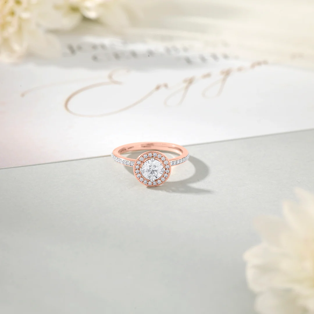 True Circle Engagement Diamond Ring for Women - Image 3