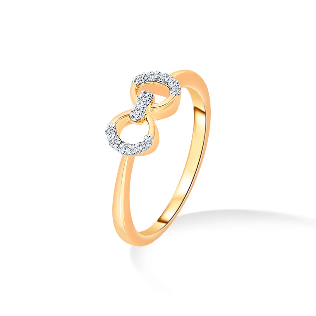 Twilight Ties Gold & Diamond Ring - Image 2