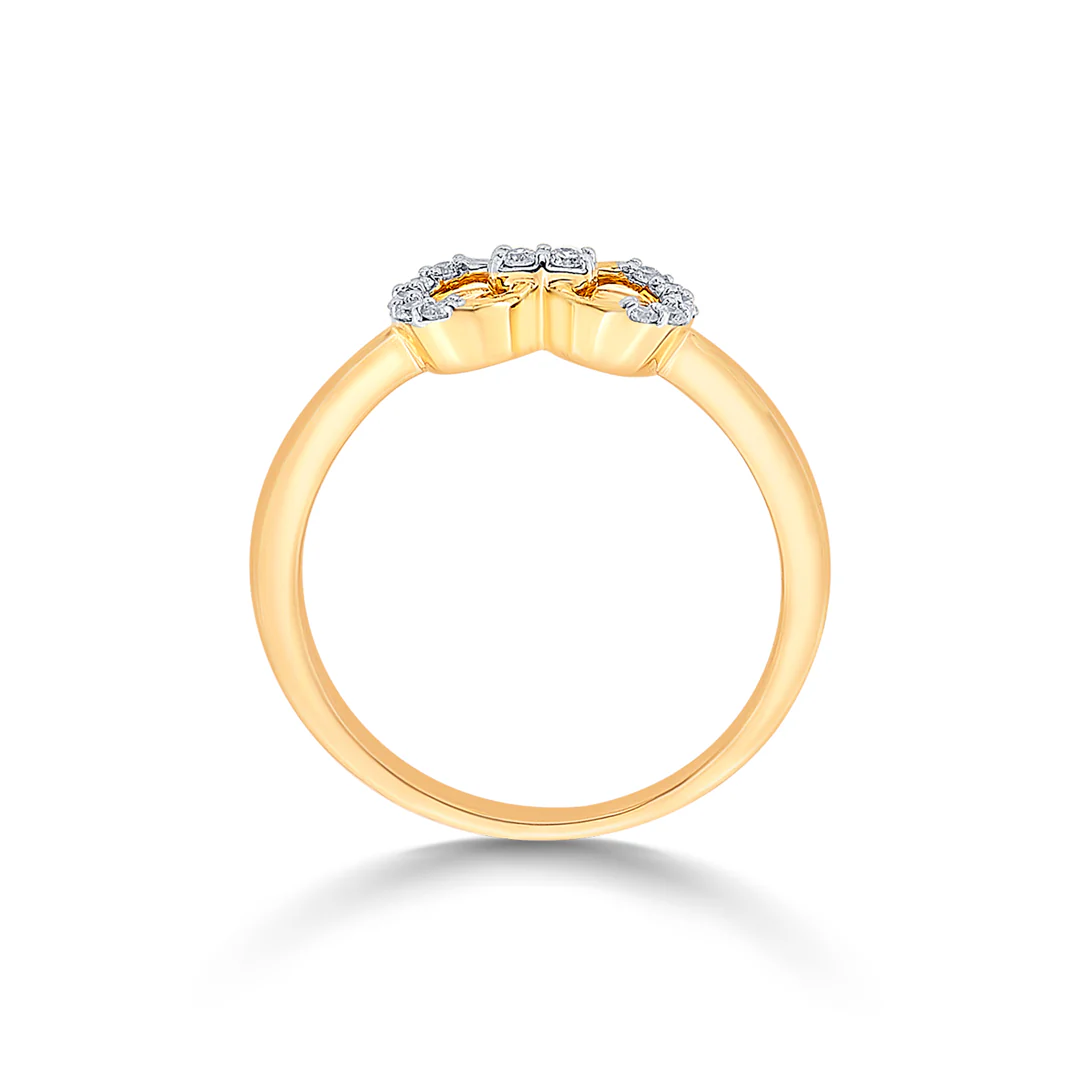 Twilight Ties Gold & Diamond Ring - Image 3