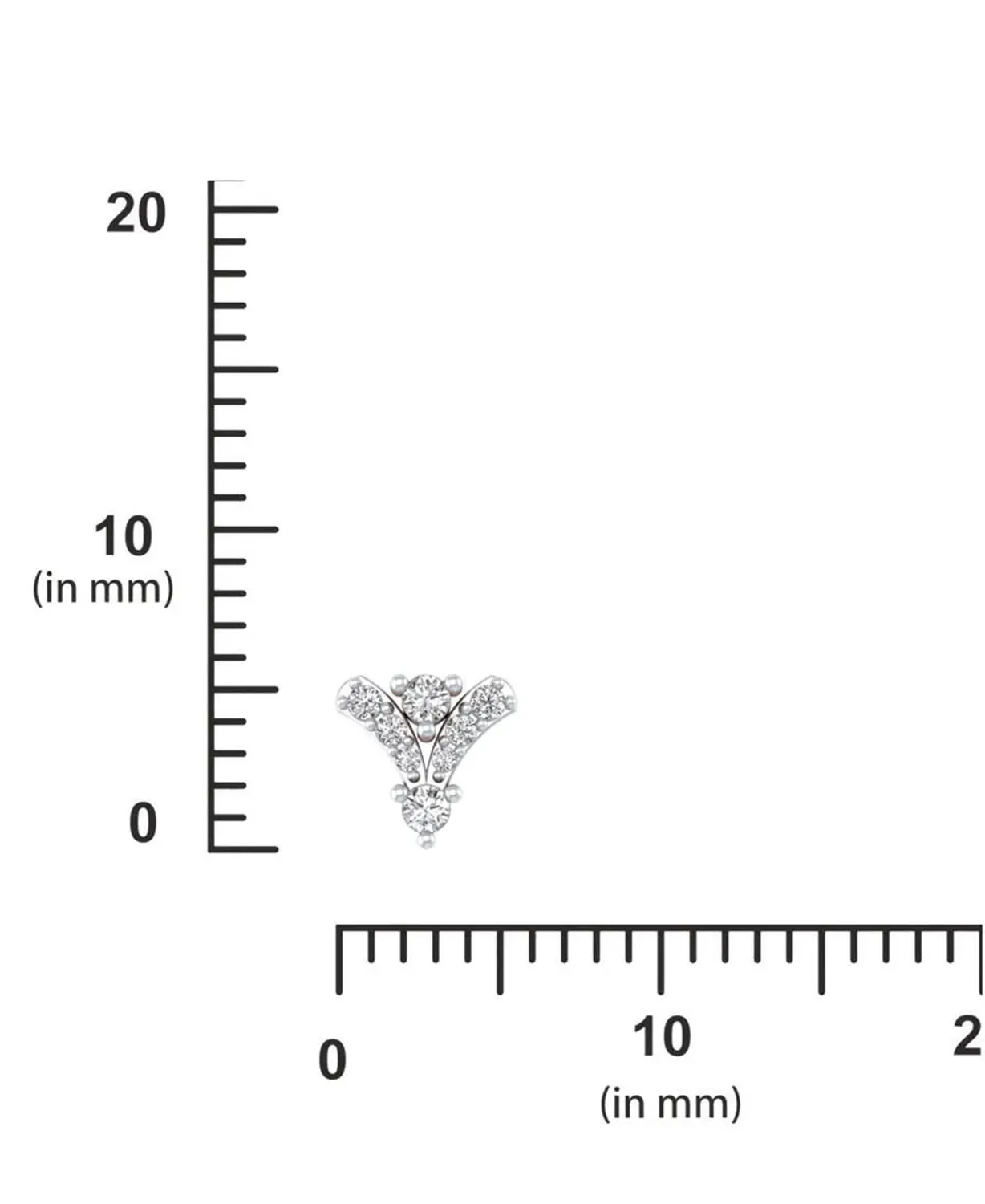 Valley View Diamond Nosepin - Image 5