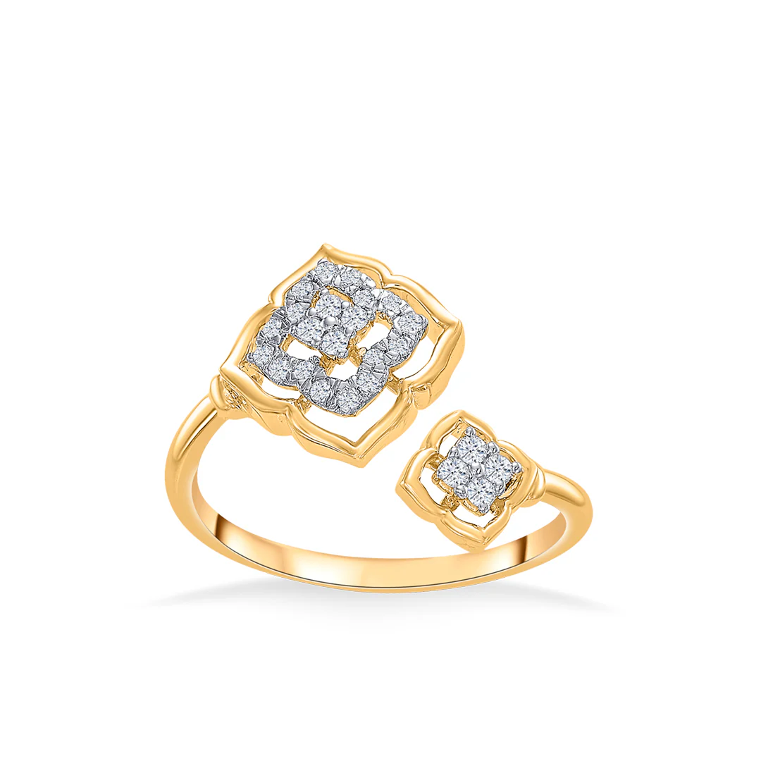 Vesper Gold & Diamond Fashion Ring For Women - Image 2