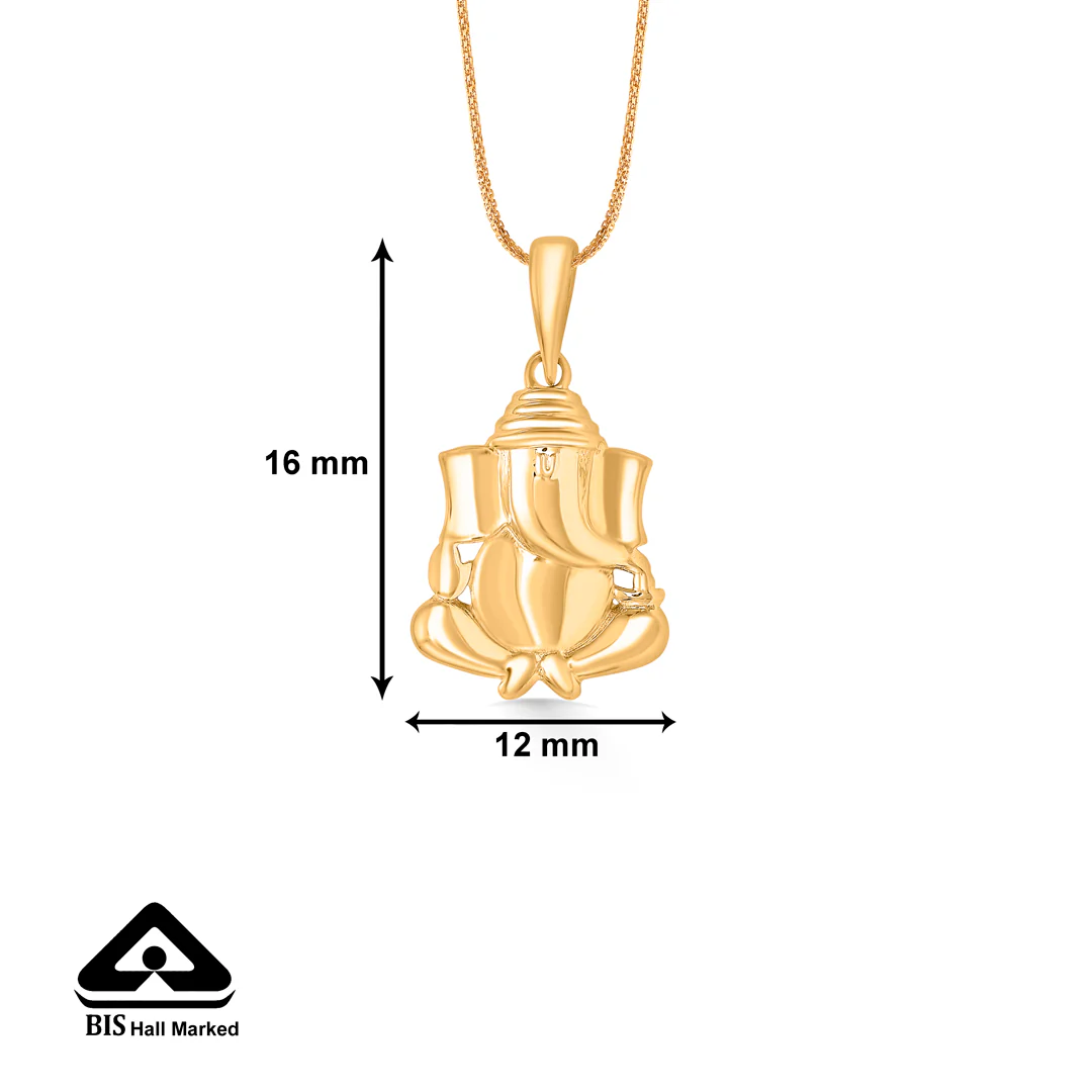 Vinayak Gold Pendant - Image 4