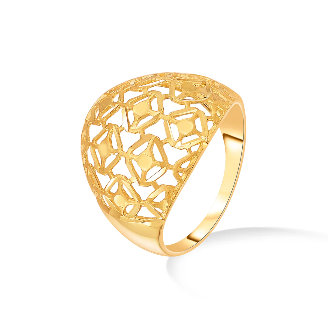 Webbed Wonder Gold Fashion Ring For Women - Image 3