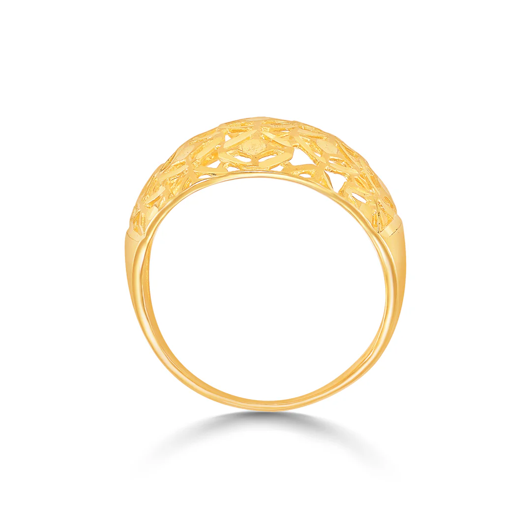 Webbed Wonder Gold Fashion Ring For Women - Image 4