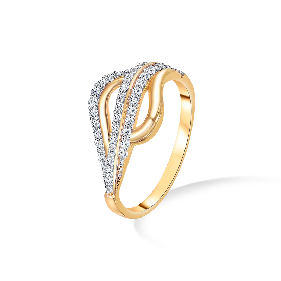 Whimsical Gold Fashion Ring For Women - Image 3