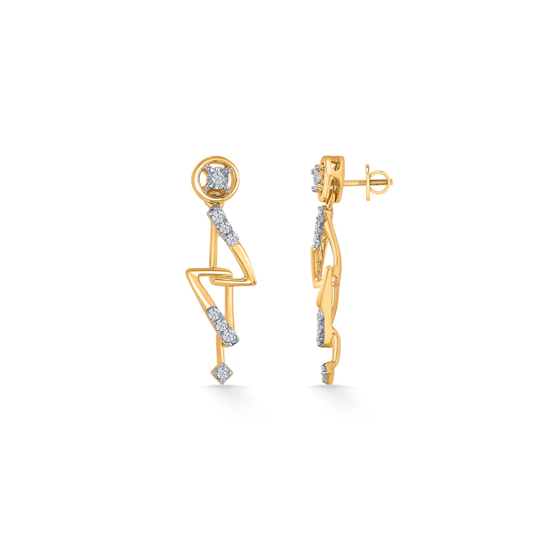 Wonder Gold & Diamond Drops & Dangler Earring For Women - Image 4