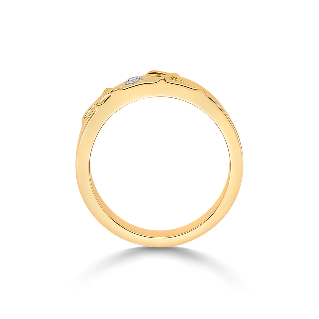 Xylon Mark Gold & Diamond Ring - Image 3