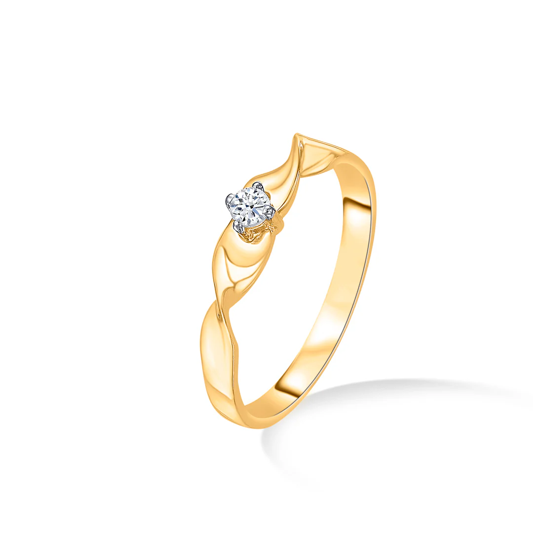 Zen Link Gold Casual Ring For Women - Image 3