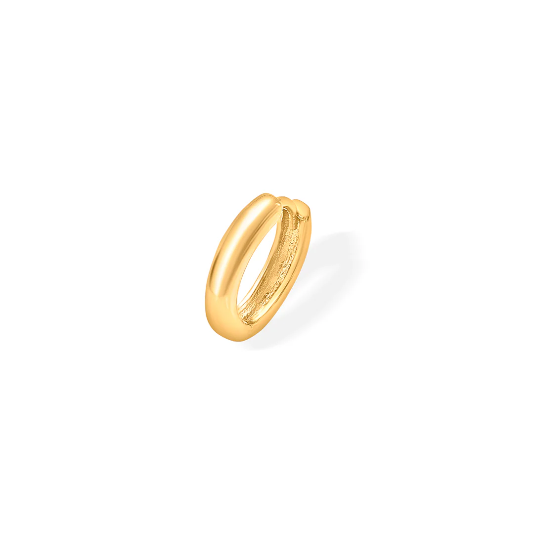 Zylo Swirl Bali Gold Men's Earring - Image 3